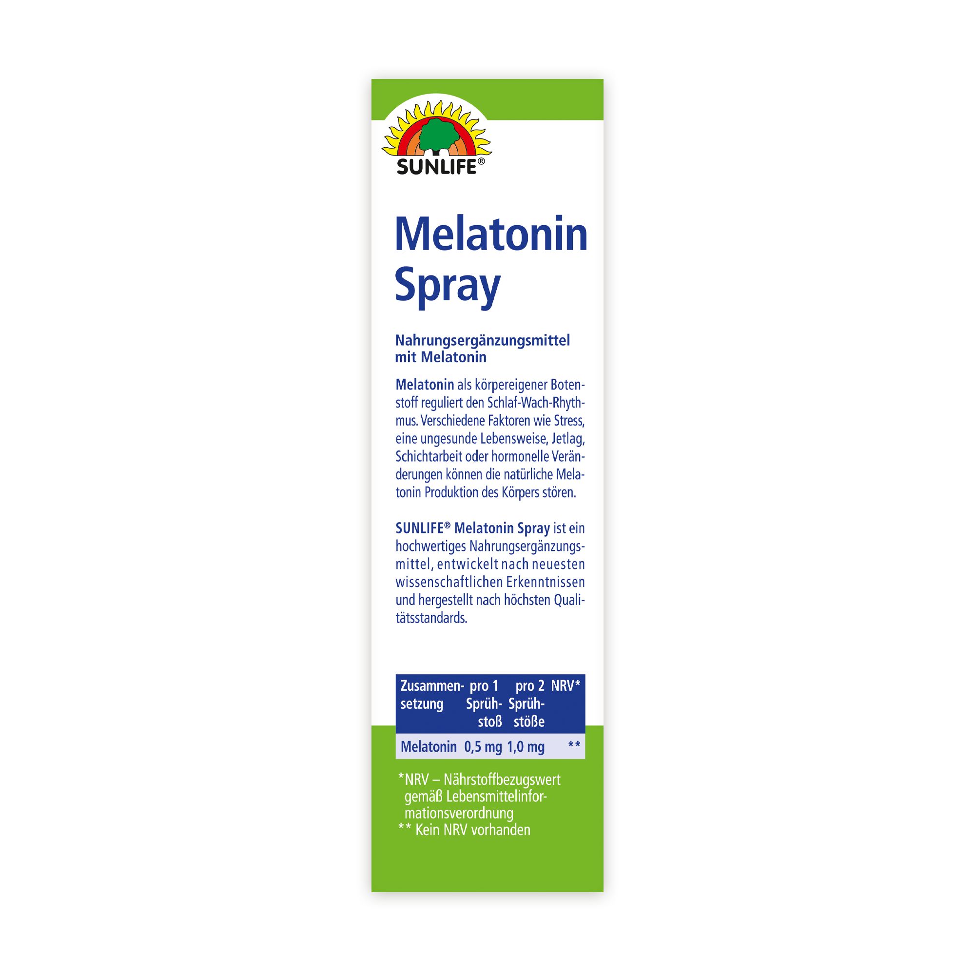 SUNLIFE® Melatonin Spray