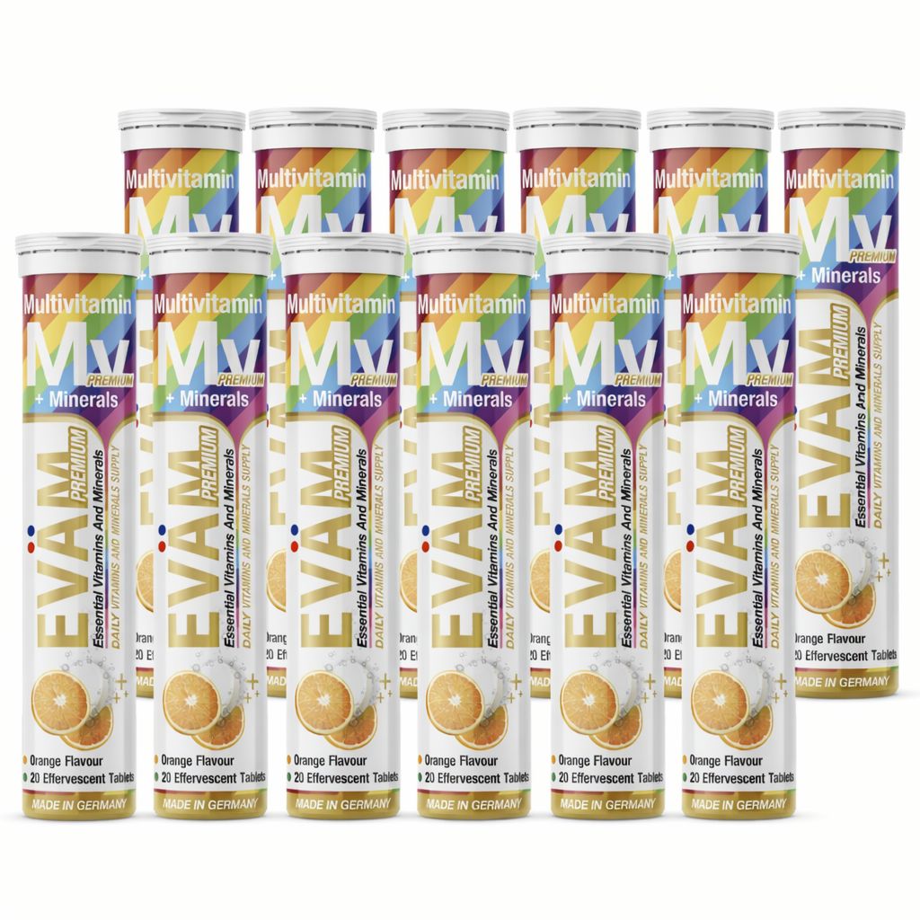 Multivitamin + Mineralien Brausetabletten - 12 Set 240 St