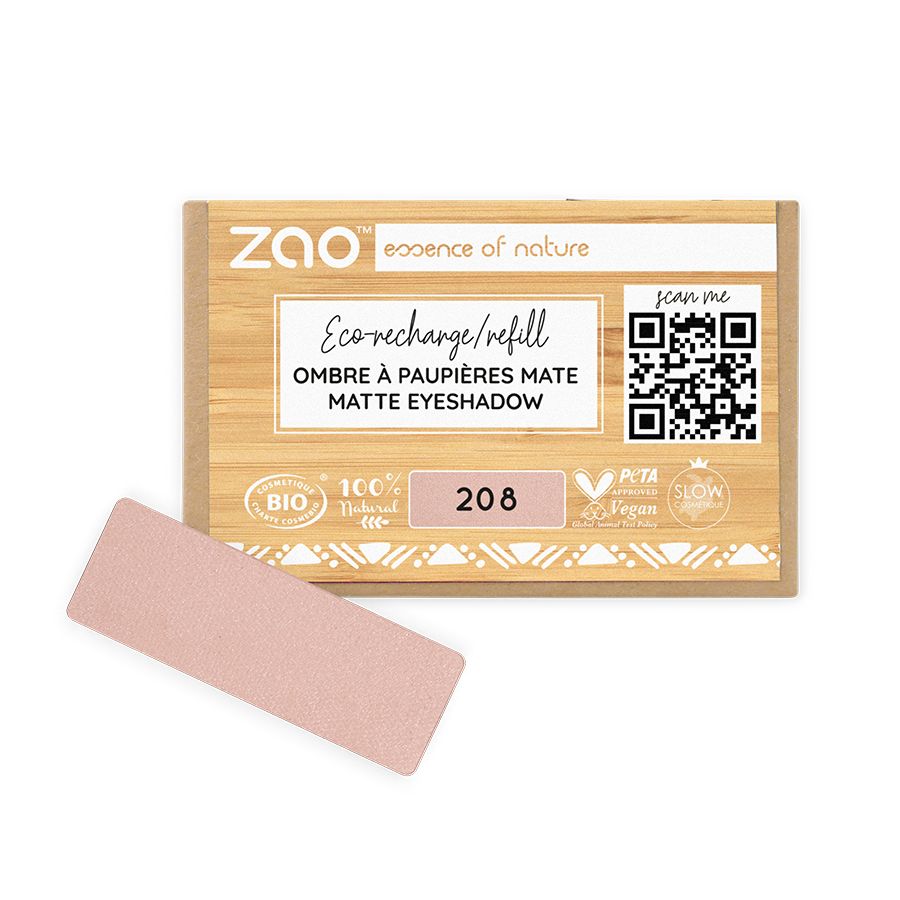 ZAO Make-up Ricarica Ombretto rettangolare Opaco 1 St