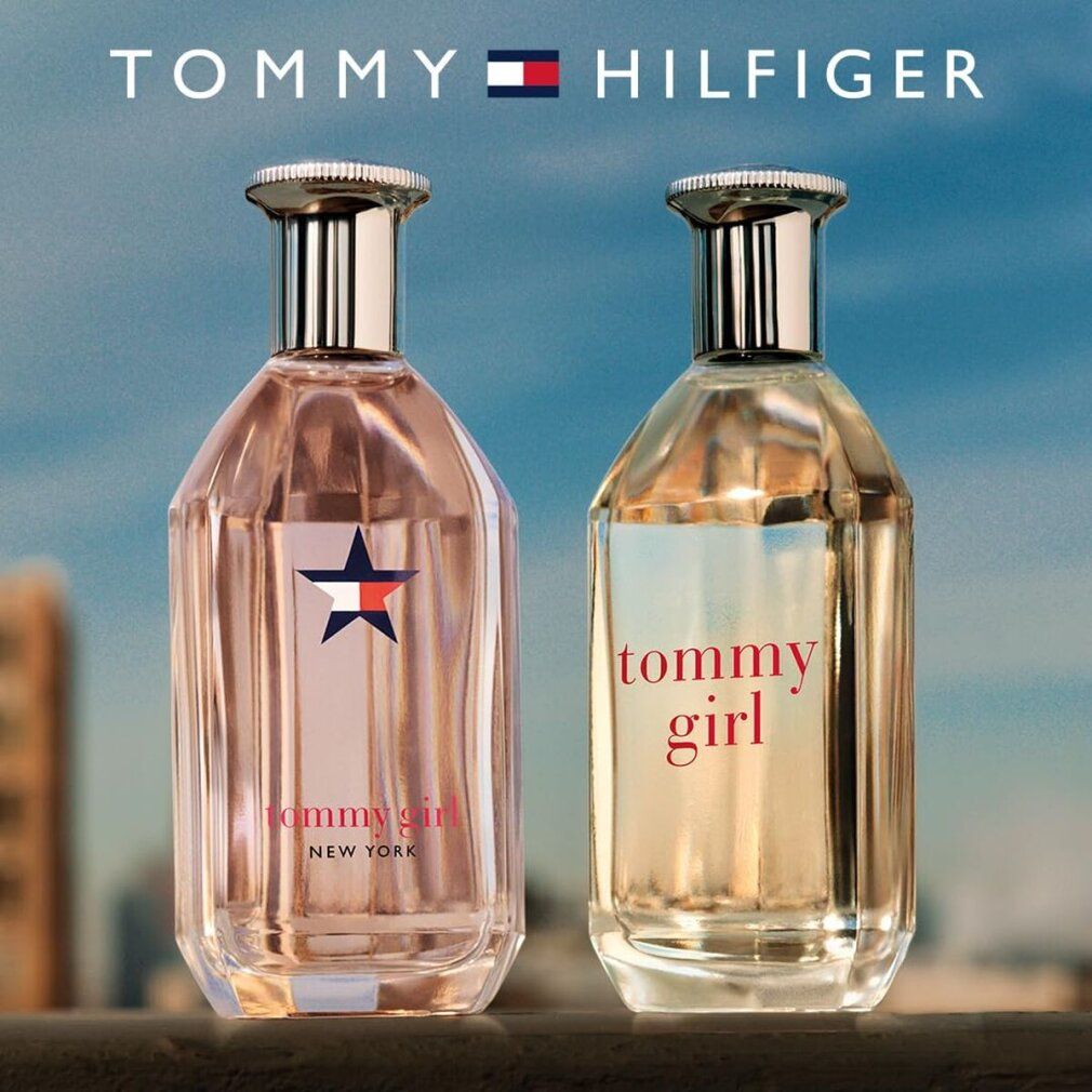 Zwei Tommy Hilfiger Damendüfte: Tommy Girl New York und Tommy Girl.