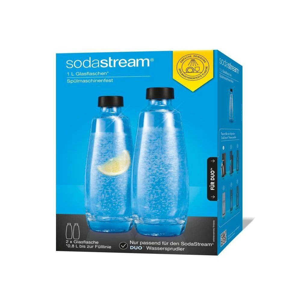 Sodastream Soda  Glasflasche DUO-Pack