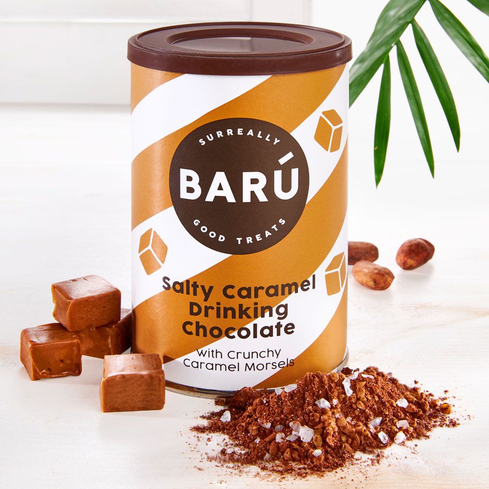 Barú Salty Caramel Trinkschokolade mit Karamell und Meersalz 0,25 kg Schokolade