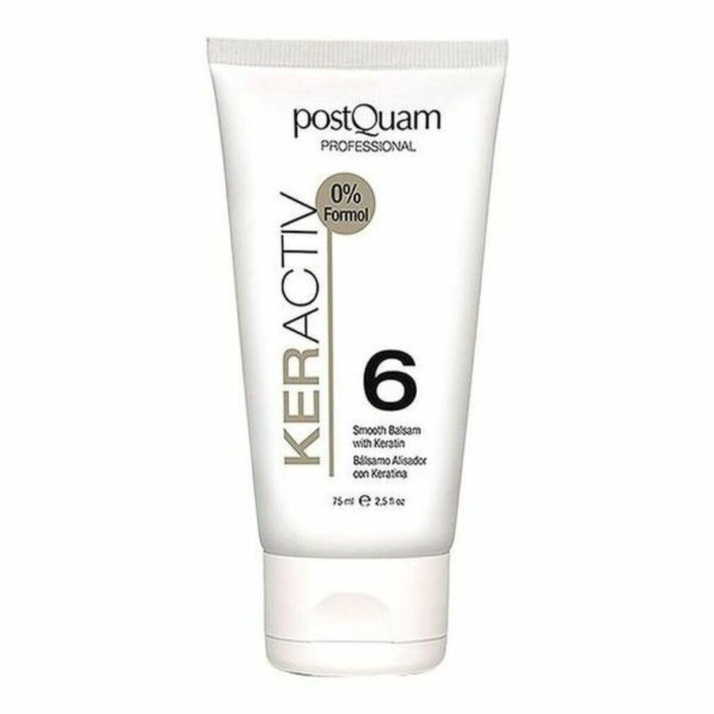 Weißer Balsam-Tiegel mit Aufschrift 'KERACTIV 6'. Enthält '0% Formol'. Text in Englisch und Spanisch. 75 ml.