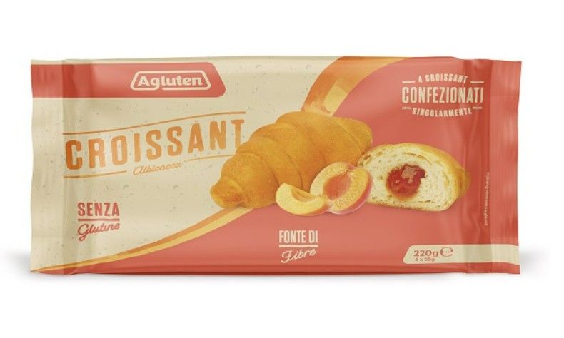 NOVE ALPI Croissant Albicocca - 4 croissant all'albicocca senza glutine 220 gr - Immagine 3