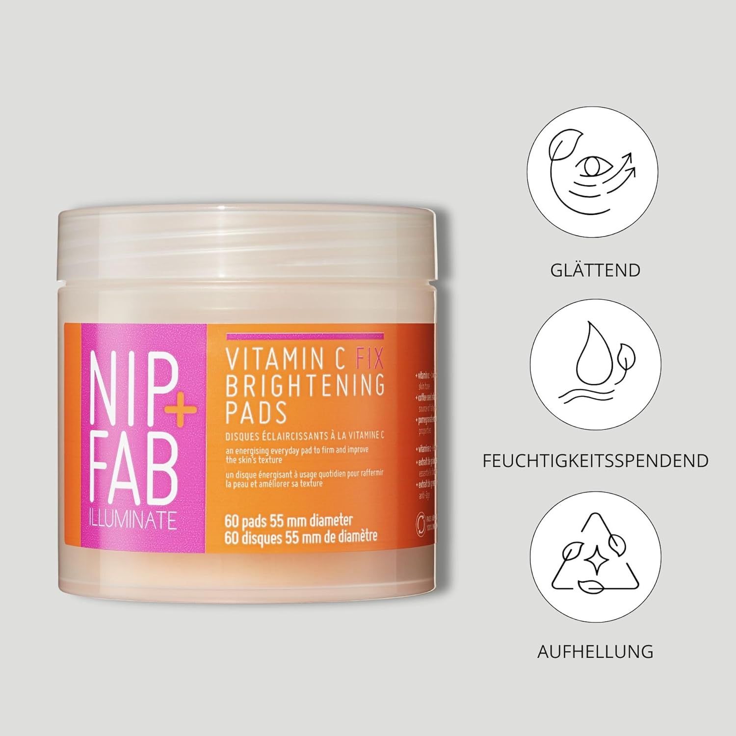 Nip+Fab Vitamin C Fix Aufhellende Gesichtspads