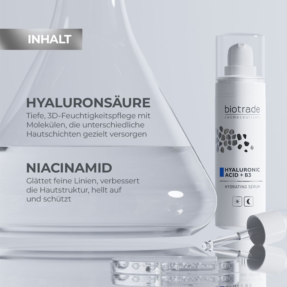Biotrade Feuchtigkeitsspendendes Serum mit Hyaluronsäure und Niacinamid