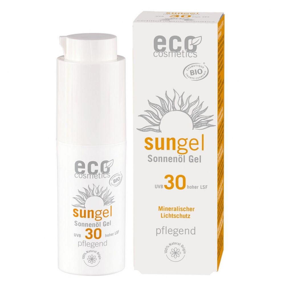 eco cosmetics Sonnenöl Gel Gesicht LSF 30 30ml