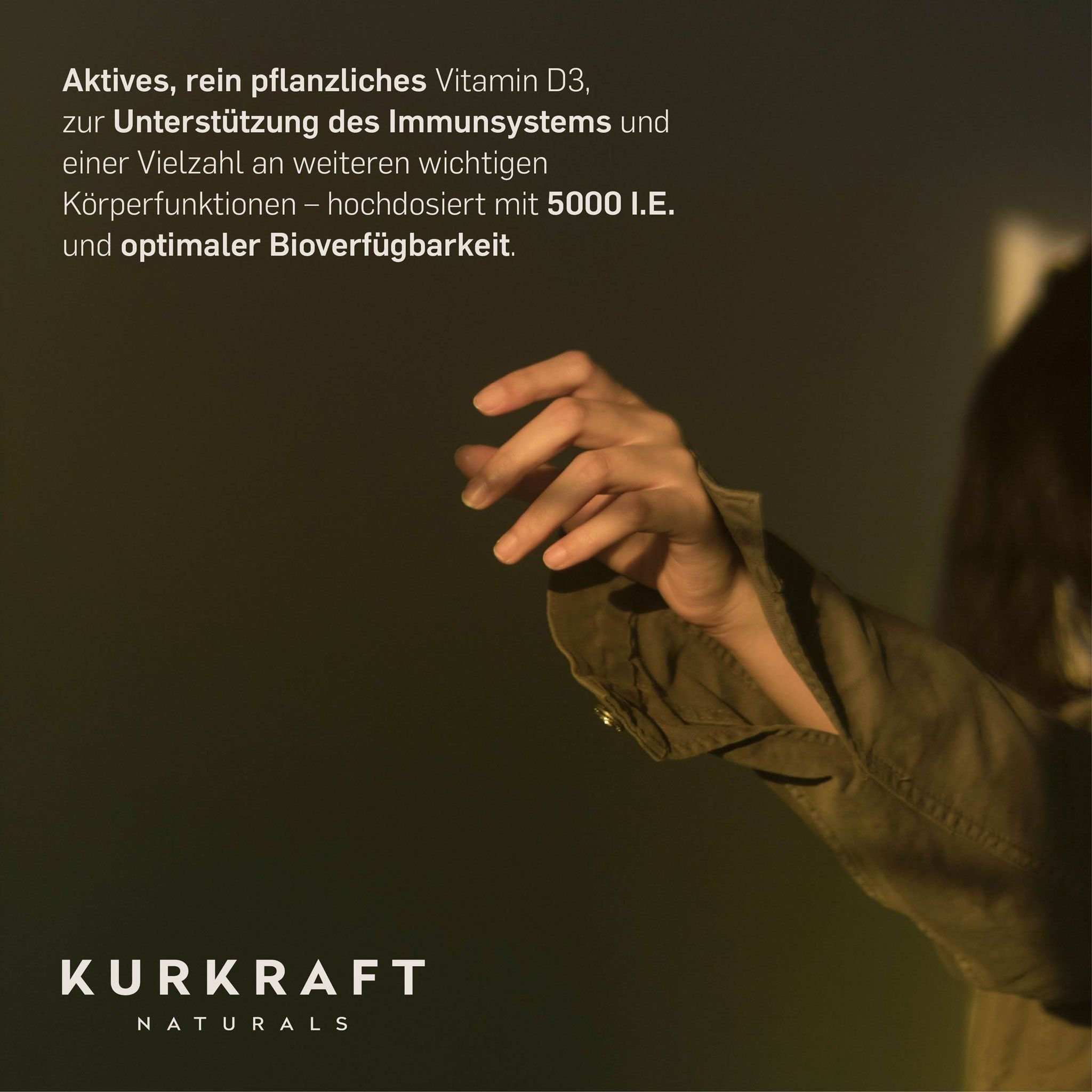 Kurkraft© Vitamin D3 5000 I.e. 50 ml Tropfen zum Einnehmen