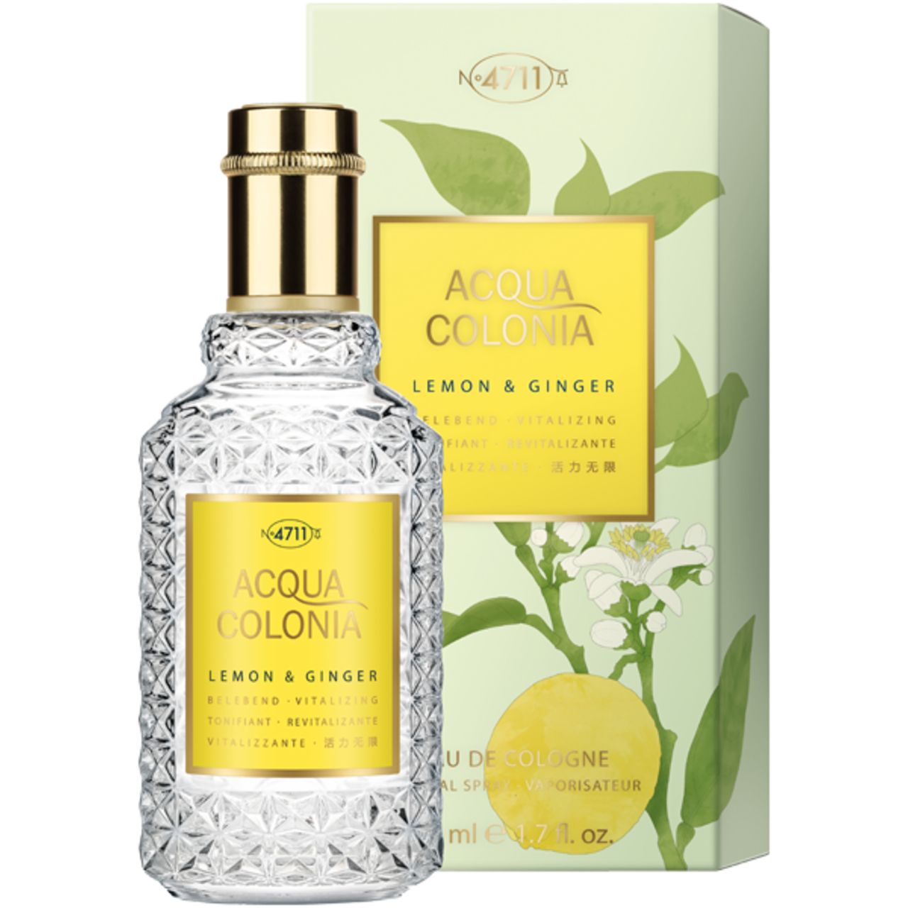 Lemon & Ginger Eau de Cologne 50 ml