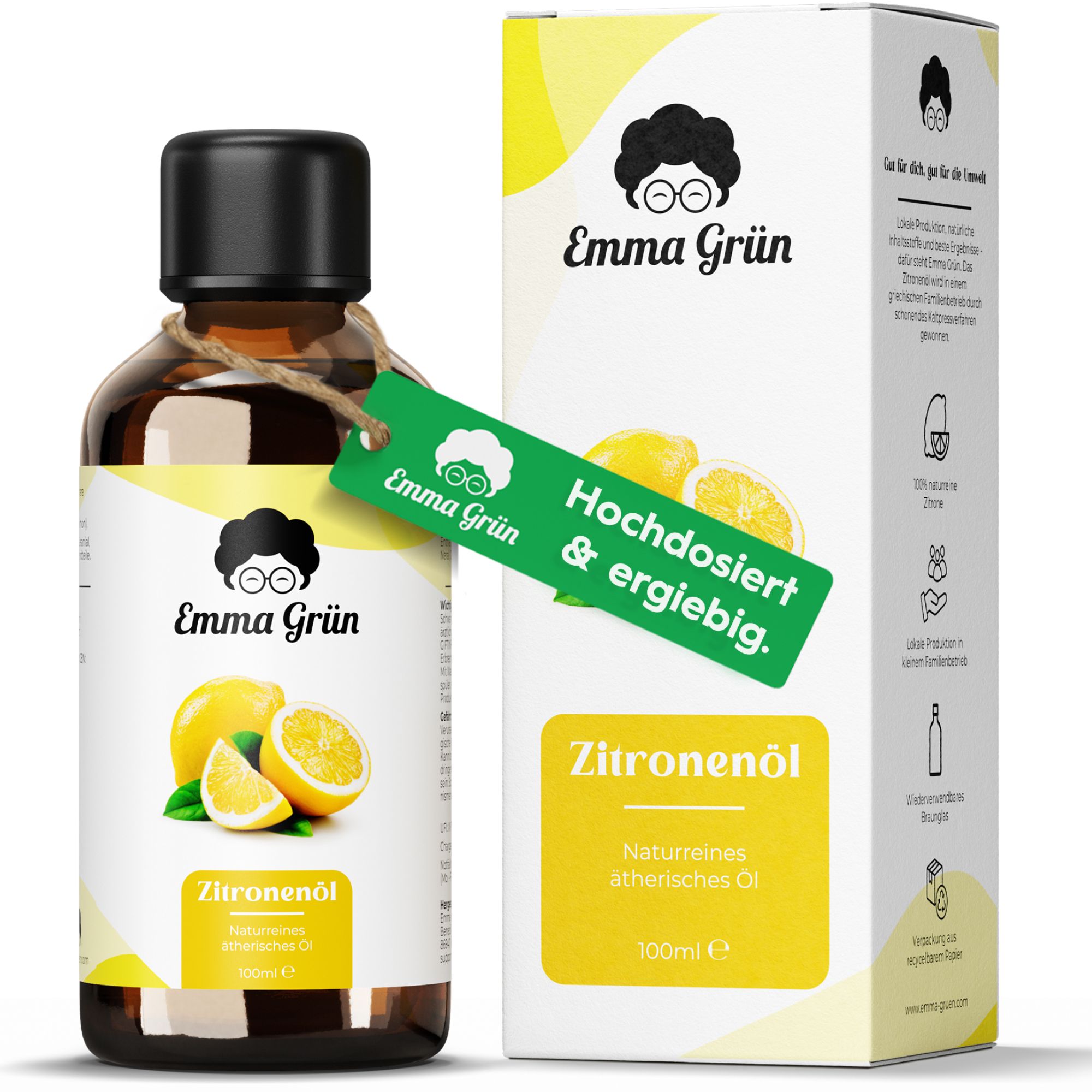 Emma Grün® ätherisches Zitronenöl