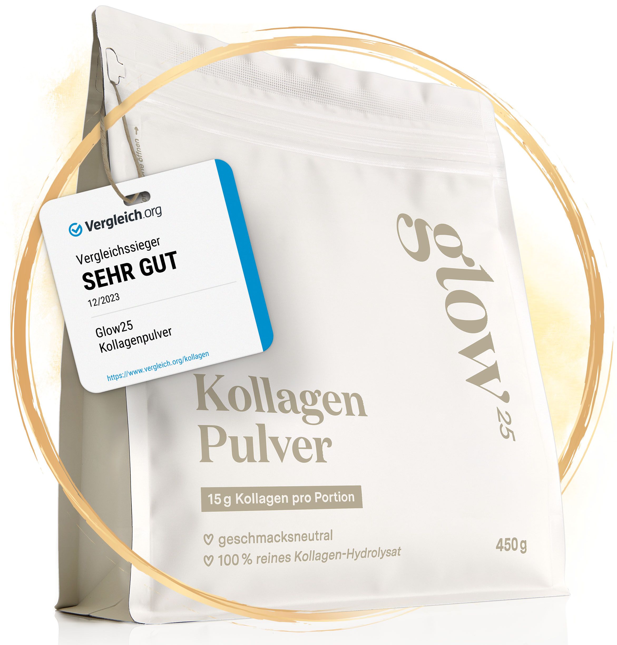 Glow25® Kollagen Pulver Das Original 450 g Shop Apotheke