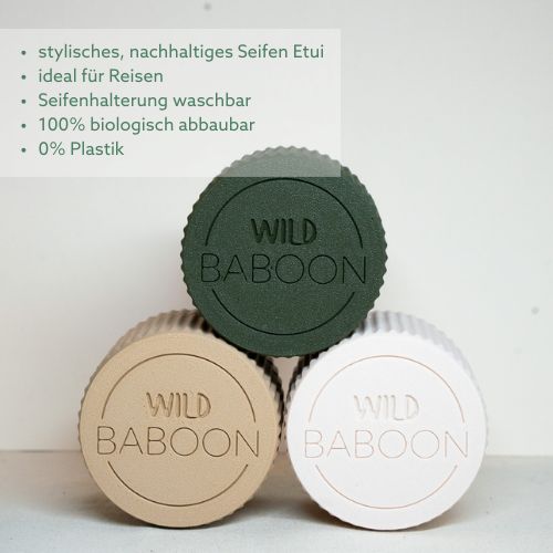 Wild Baboon Seifendose sand