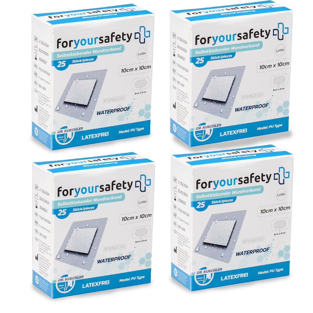 Dr. Kuechler Medical® Sparpaket Duschpflaster, Wundpflaster, wasserfest, steril