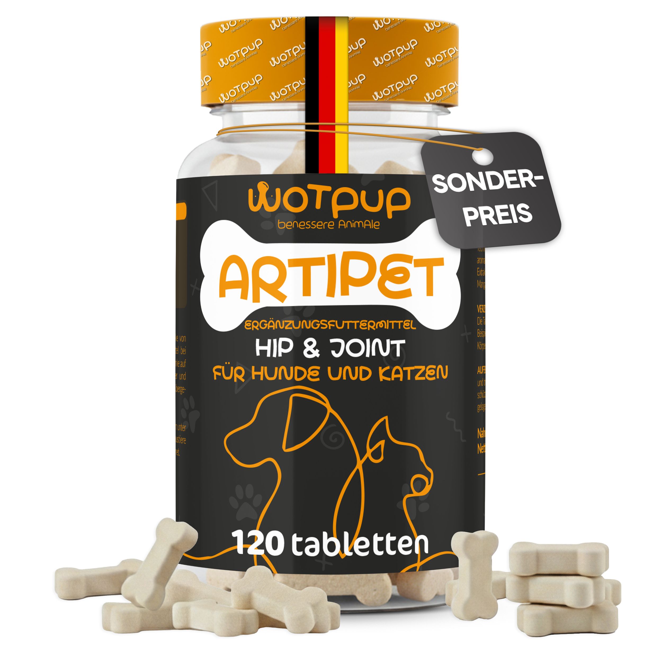 LA.GA Sparset | ArtiPet Gelenke – Hund & Katze + Kotbeutelspender