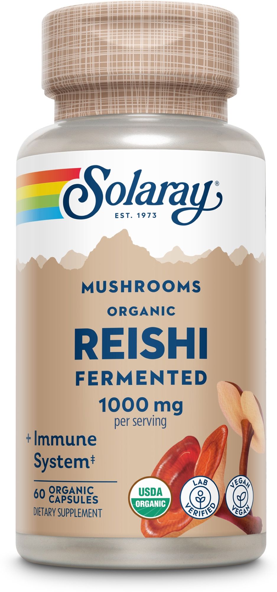 Reishi Fermentiert Solaray Kapseln 60 St