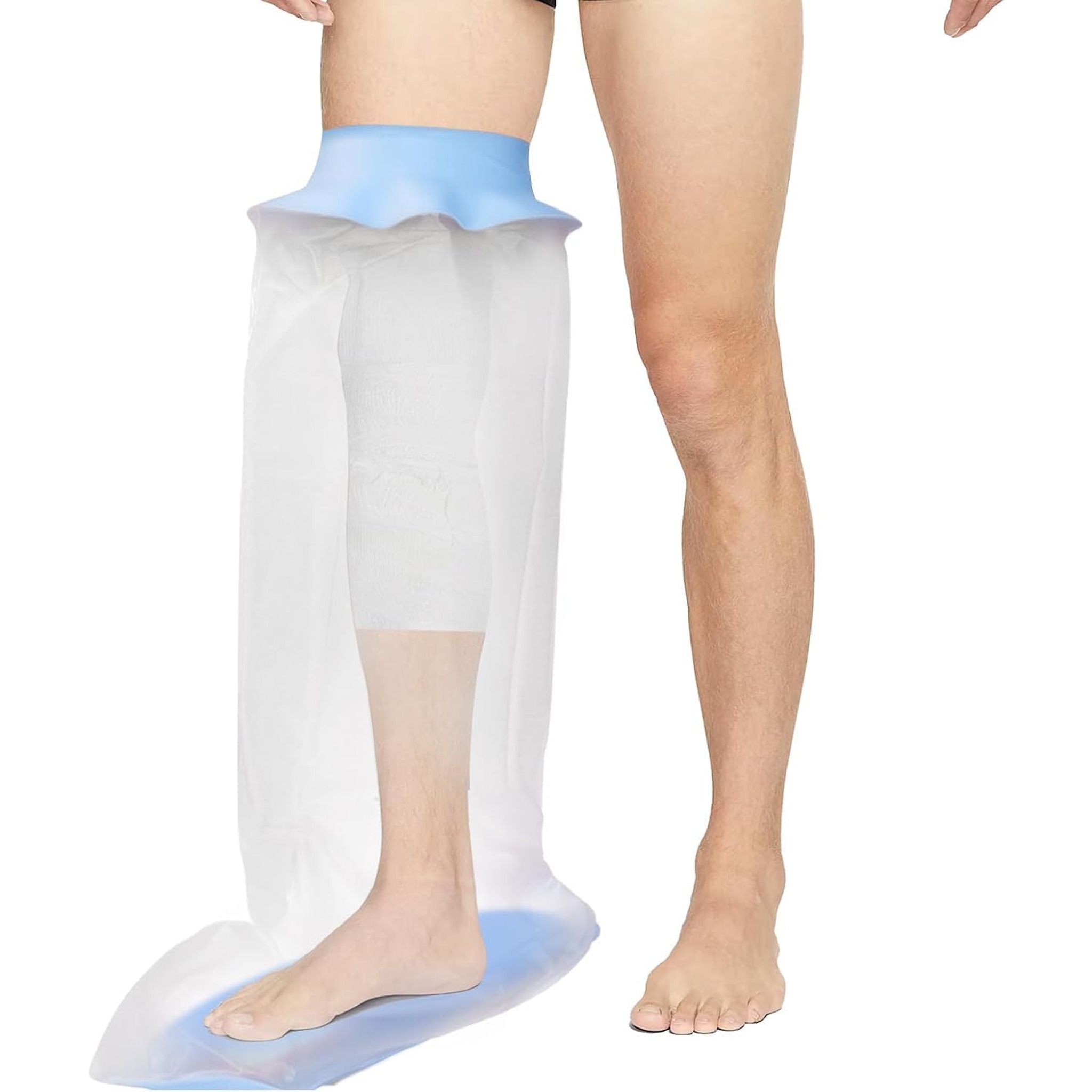 Wasserdichter Bein-Schutzüberzug, elastische TPU-Schutzhülle mit rutschfester Sohle 1 Pc Schutzhüllen