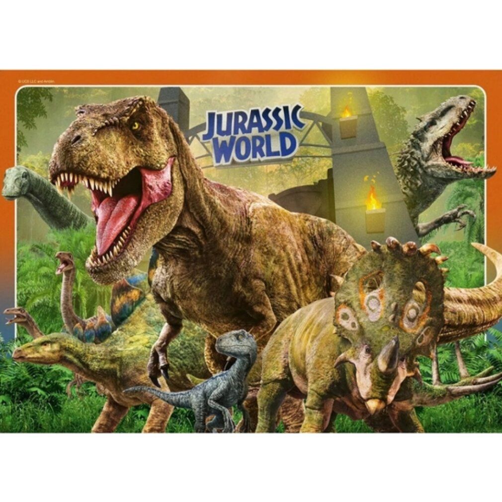Jurassic World Puzzle 4x