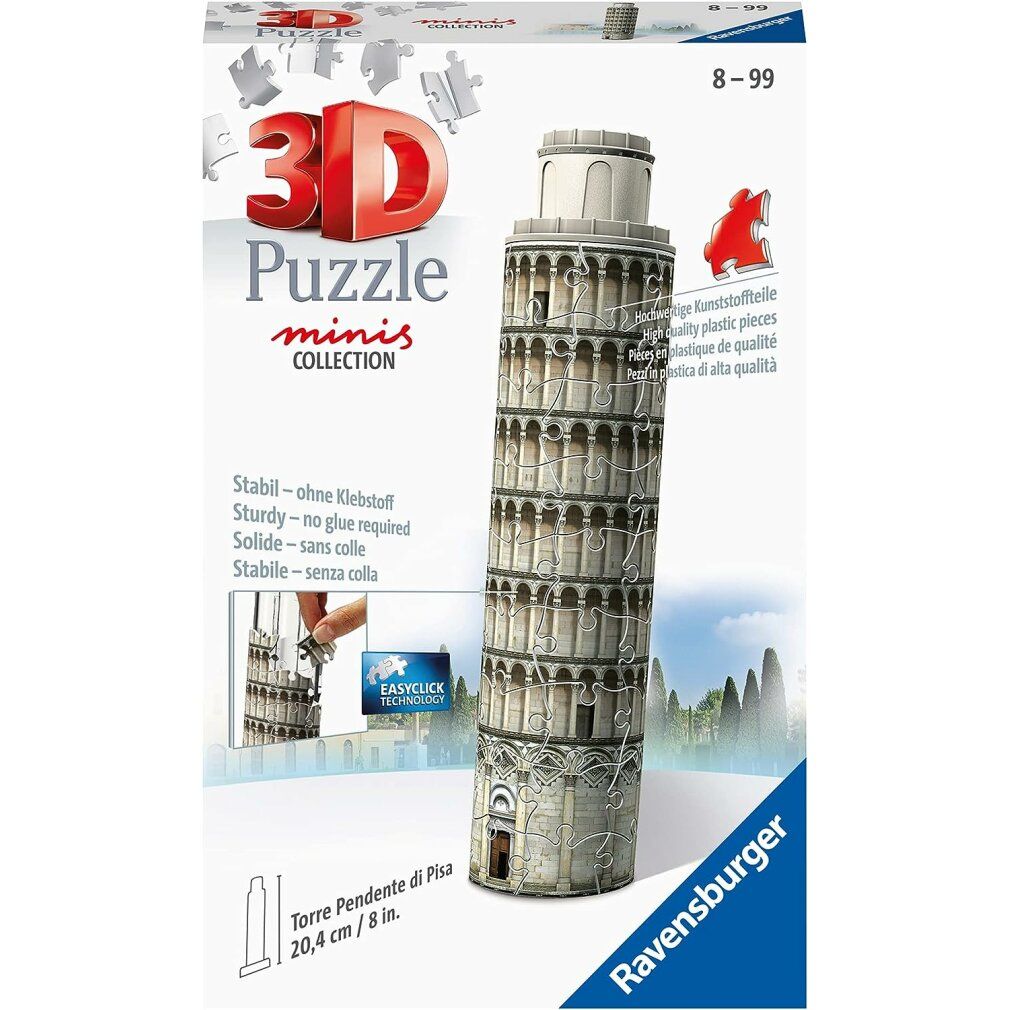 ravensburger 3D-Puzzle Mini Schiefer Turm von Pisa 54 Teile