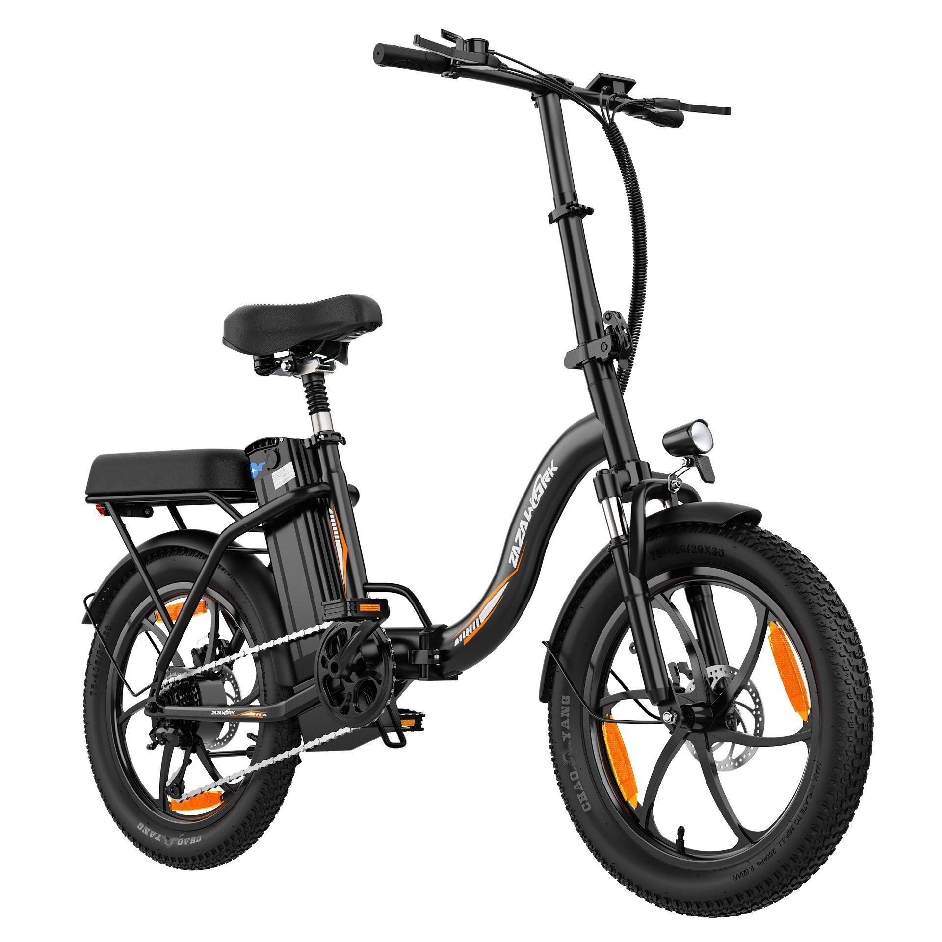 Zazawork C16 Faltbares E-Bike mit herausnehmbarem 48V 16Ah Akku 1 St
