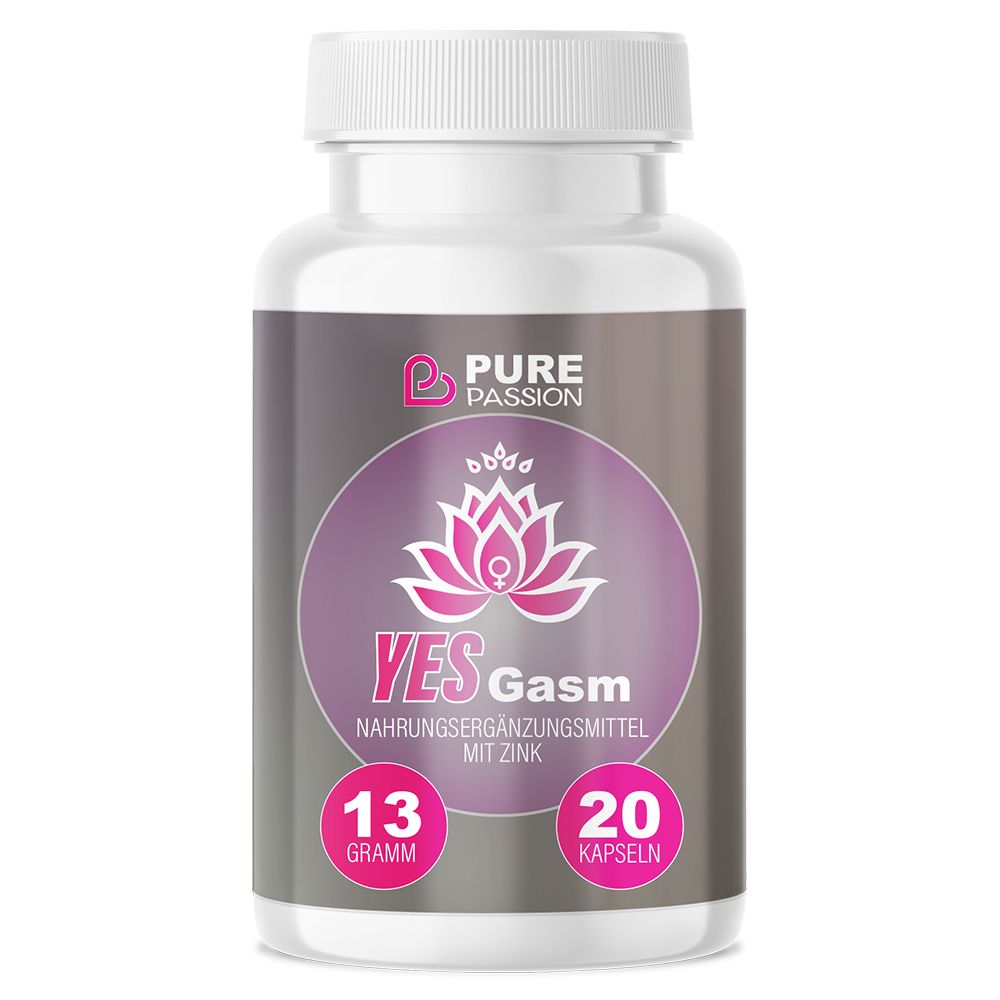 Pure Passion® | YesGasm Kapseln | Aphrodisiakum für Frauen