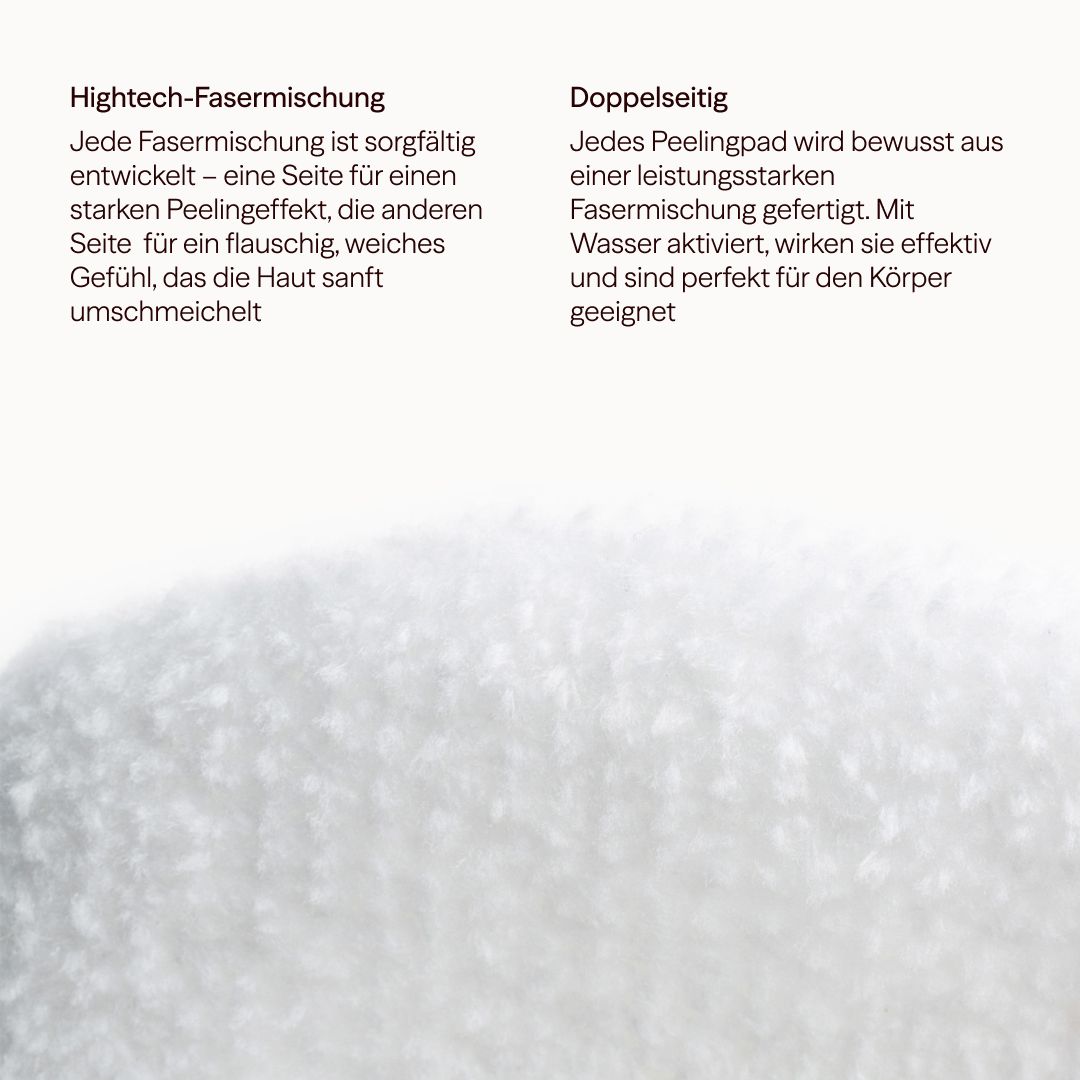 Wiederverwendbare Peeling- & Reinigungspads für den ganzen Körper