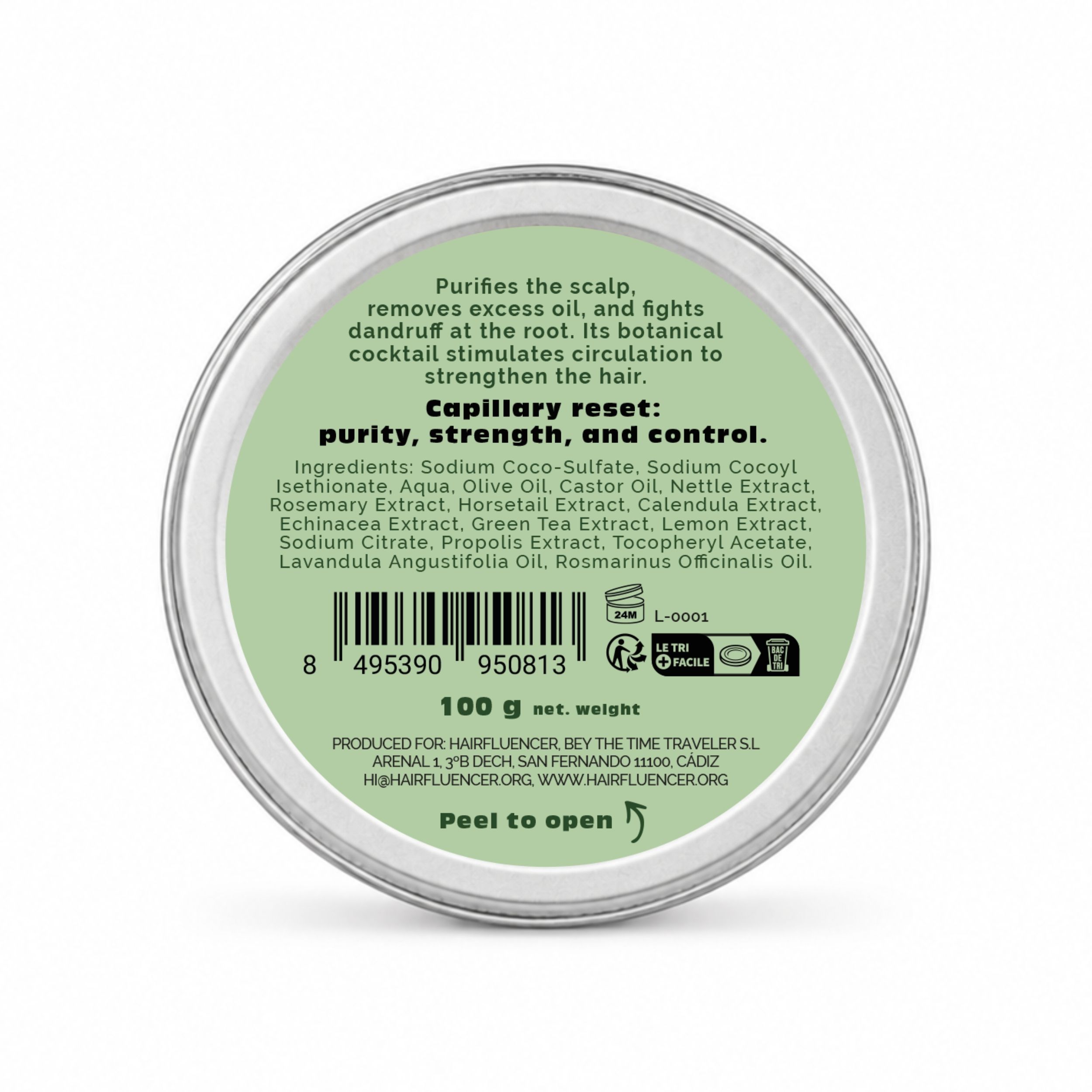 VitalizeNature Wild Freshness Shampoo Bar – Brennnessel & Rosmarin für fettiges Haar