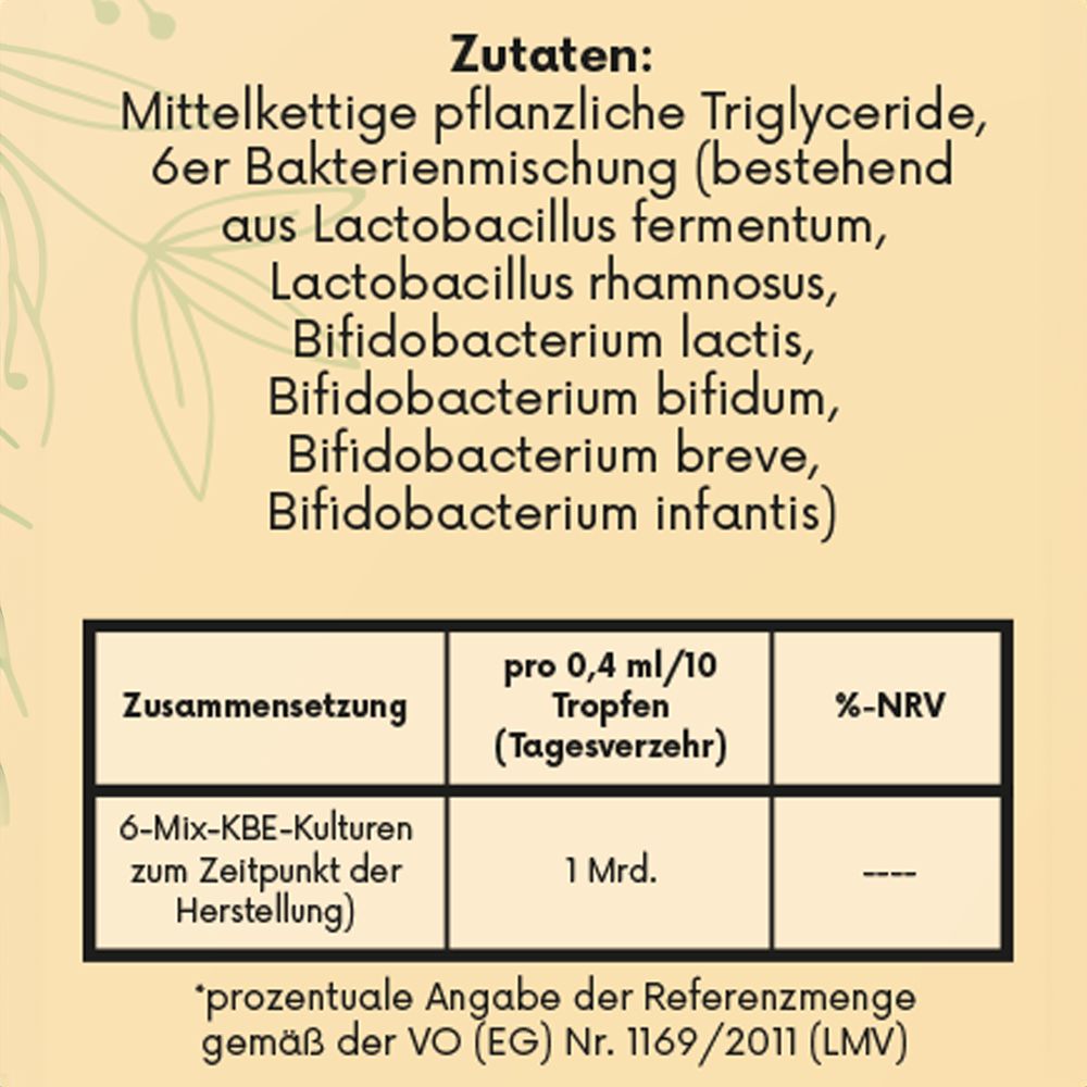 BONAVAL Biotic flüssig 20 ml -  Aufbauende, grundlegende Darmflorakulturen, geschmacksneutral