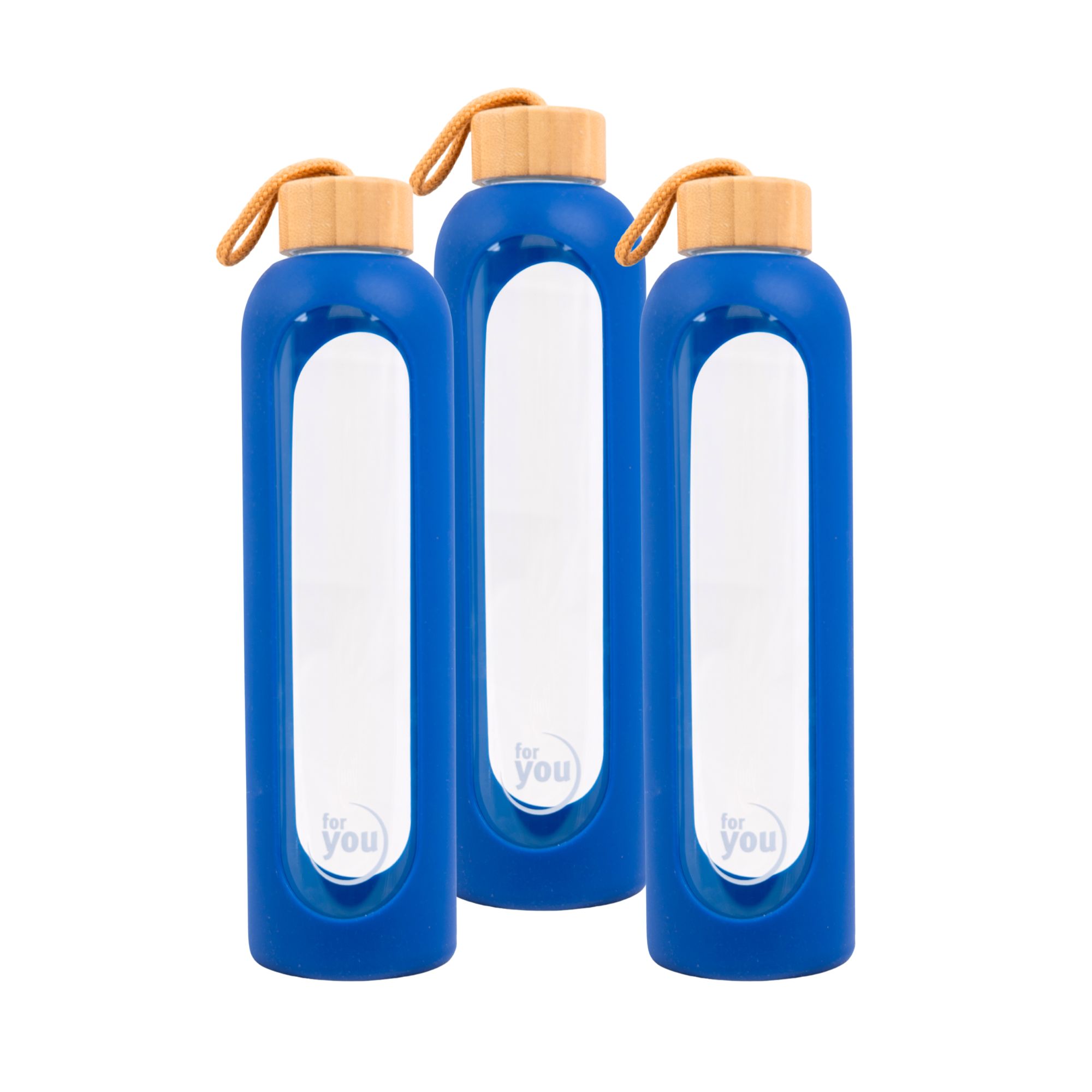 for you Nachhaltige Trinkflasche Dreierpack 3000 ml