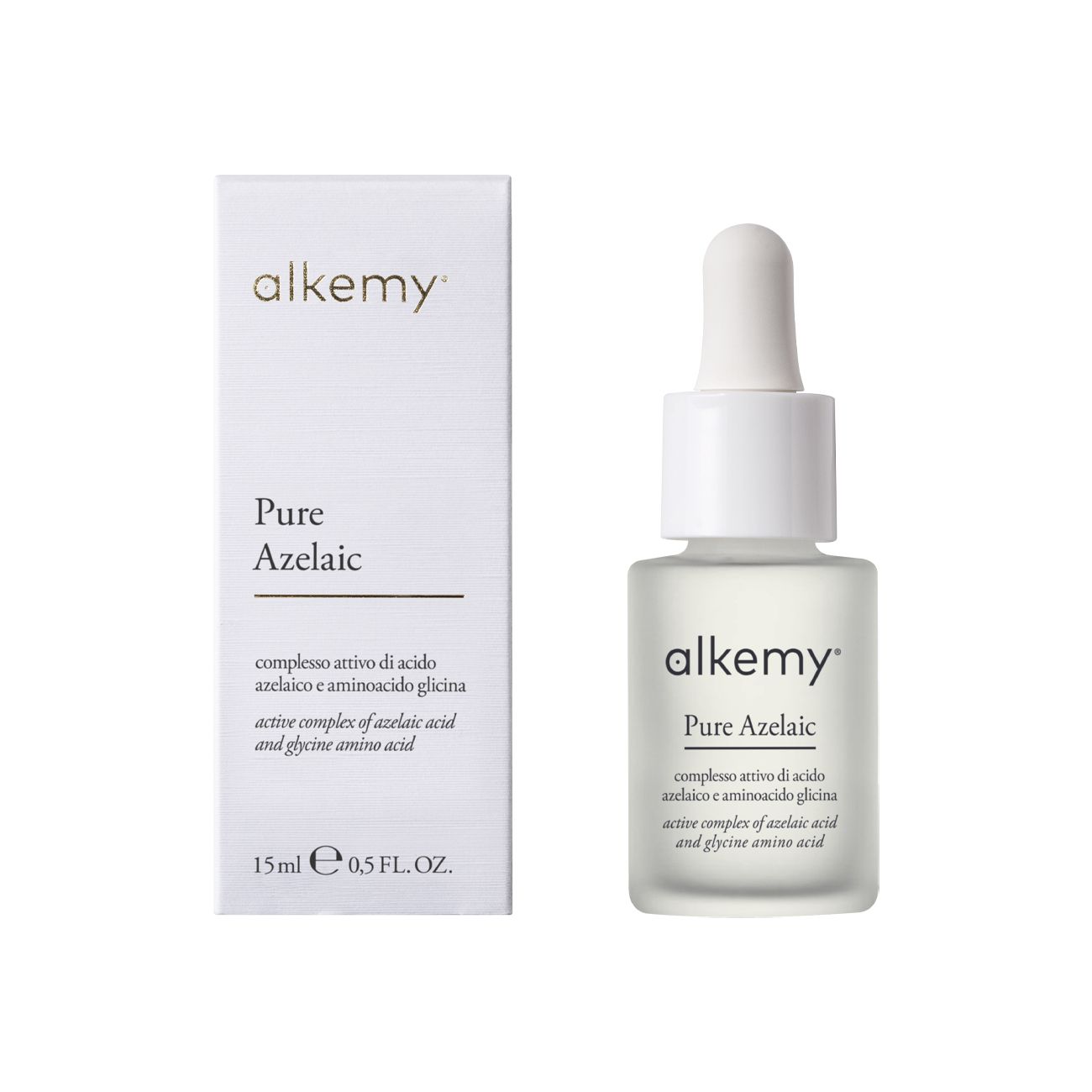 Alkemy Siero Viso Acido Azelaico, Azione Sebonormalizzante per Pelle Impura