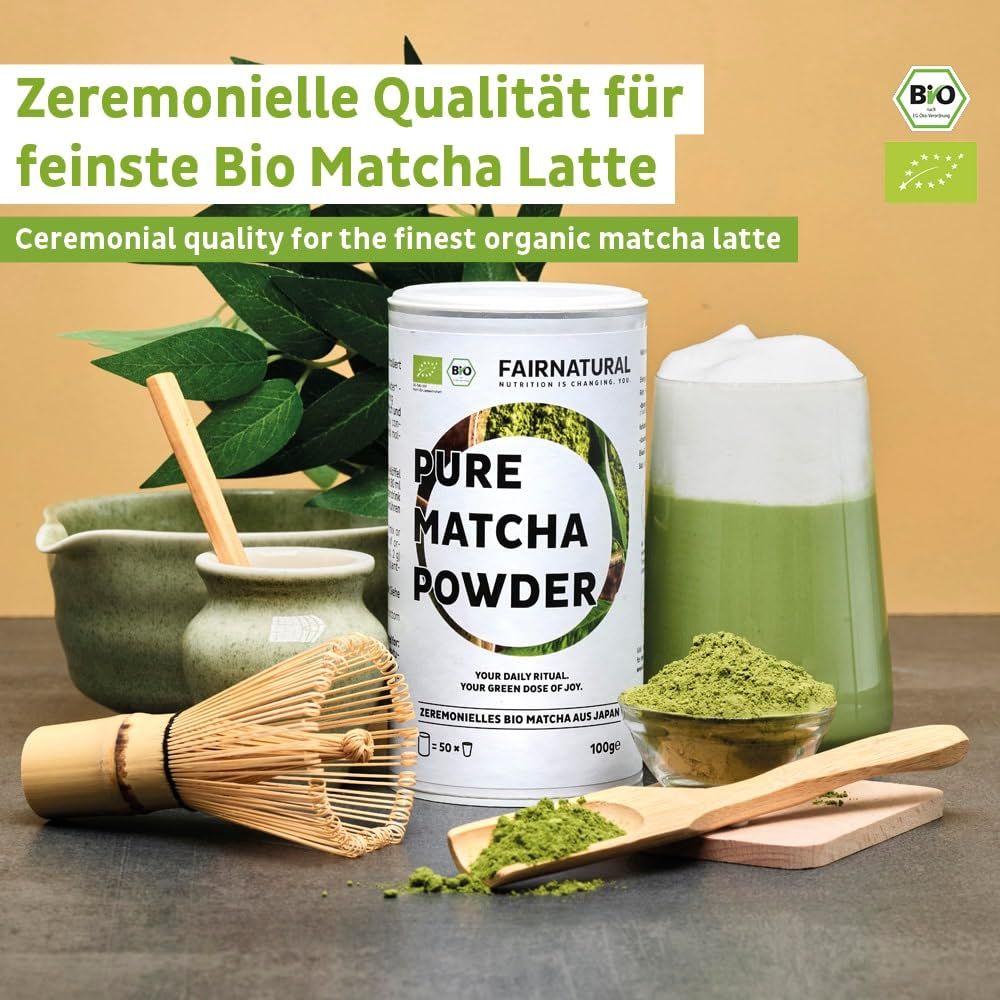 FAIRNATURAL Zeremonielles Bio Matcha Pulver aus Japan