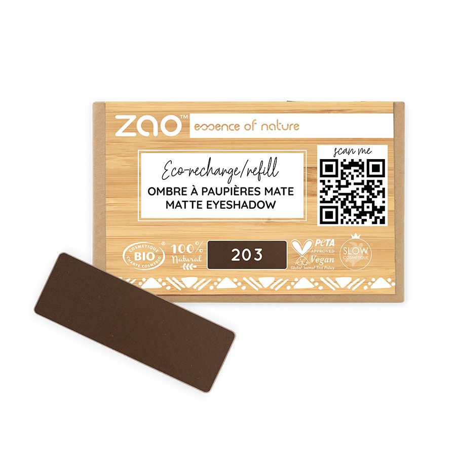 ZAO Make-up Ricarica Ombretto rettangolare Opaco 1 St