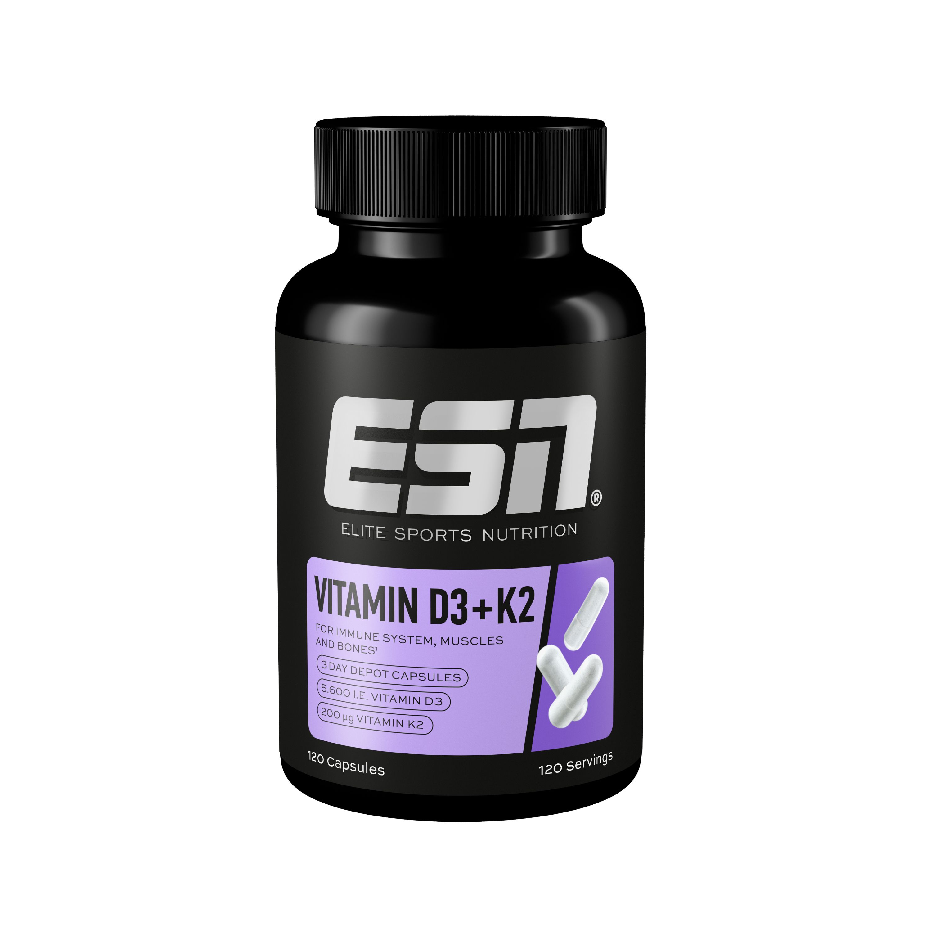 ESN Vitamin D3+K2