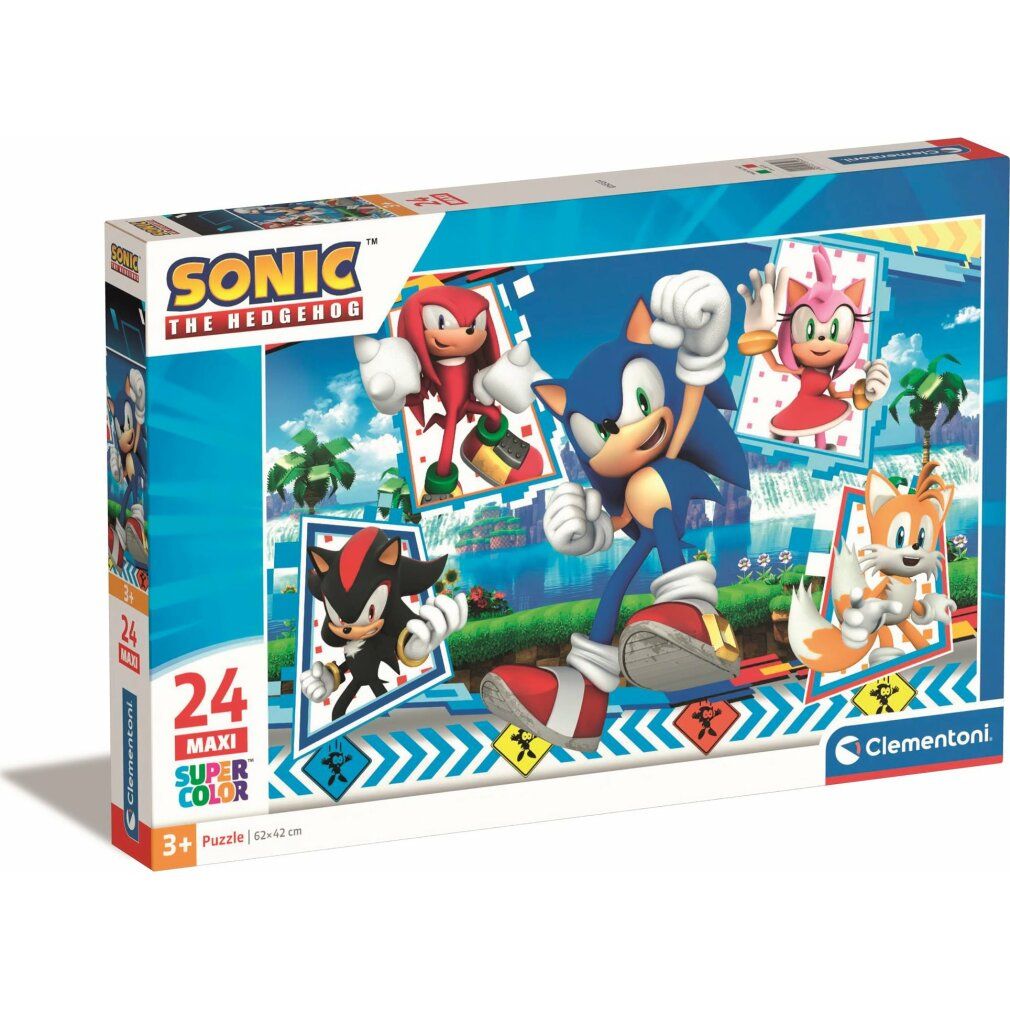 Sonic the Hedgehog maxi puzzle 24pcs