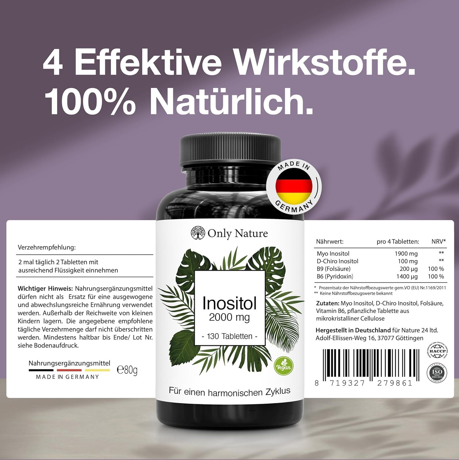 Only Nature Myo Inositol 2000mg
