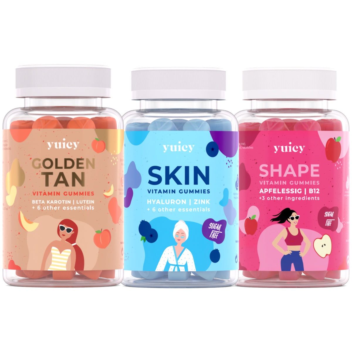 Shape, Skin & Tan Vitamin Gummies Bundle | yuicy®