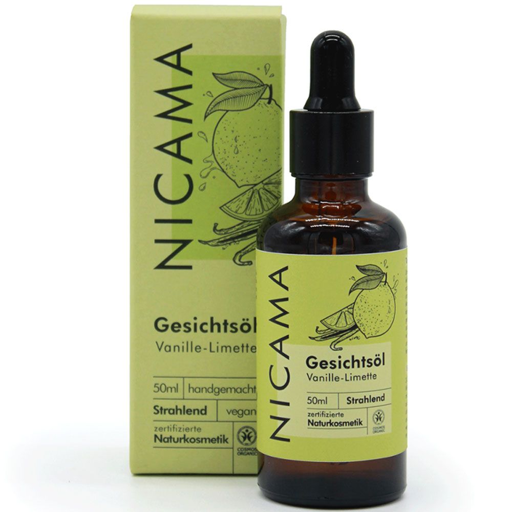 Nicama Gesichtsöl Vanille Limette 50 ml