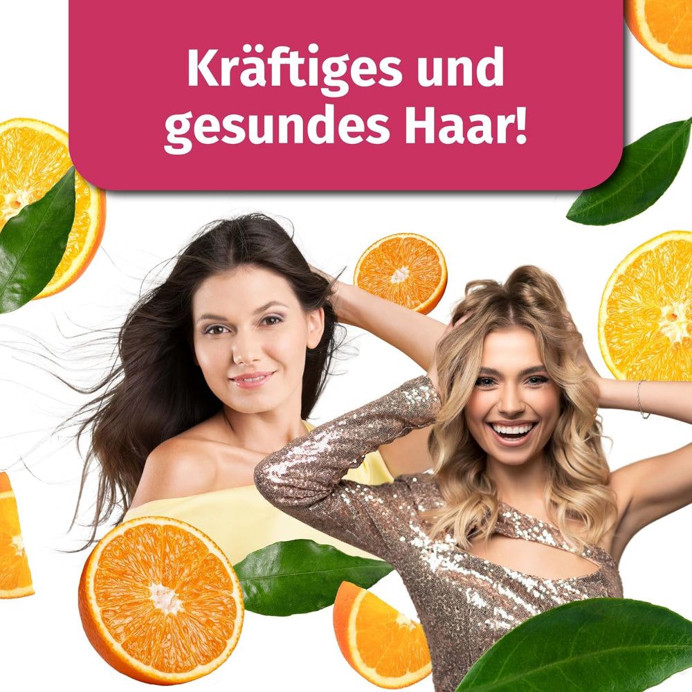 Nature's Finest Hair Vitamins - Haarvitamine für glänzendes, starkes und gesundes Haar mit Biotin