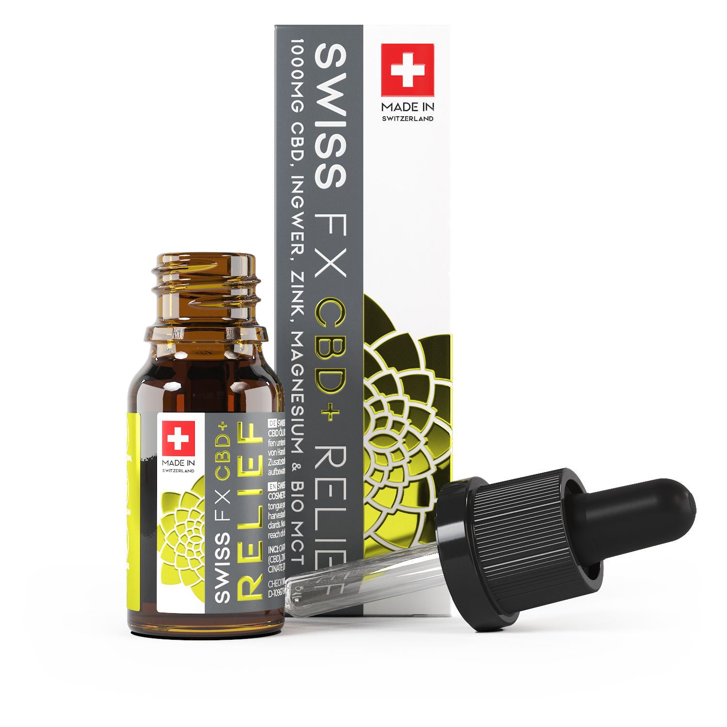 Swiss FX CBD ÖL: Relief 10 ml Öl