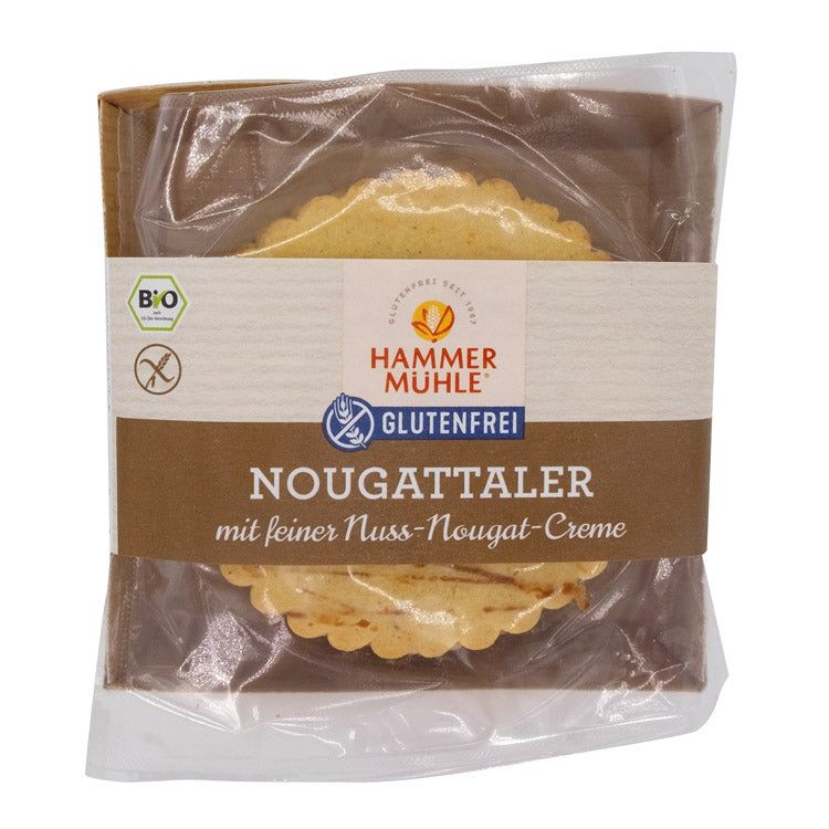 Nougattaler mit Schokolade