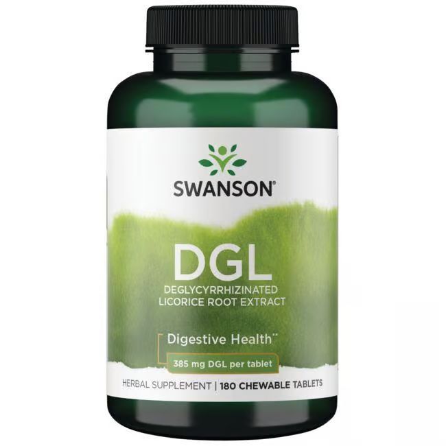 Swanson DGL Deglycyrrhizinierter Süßholzwurzelextrakt 385 mg 180 Pc