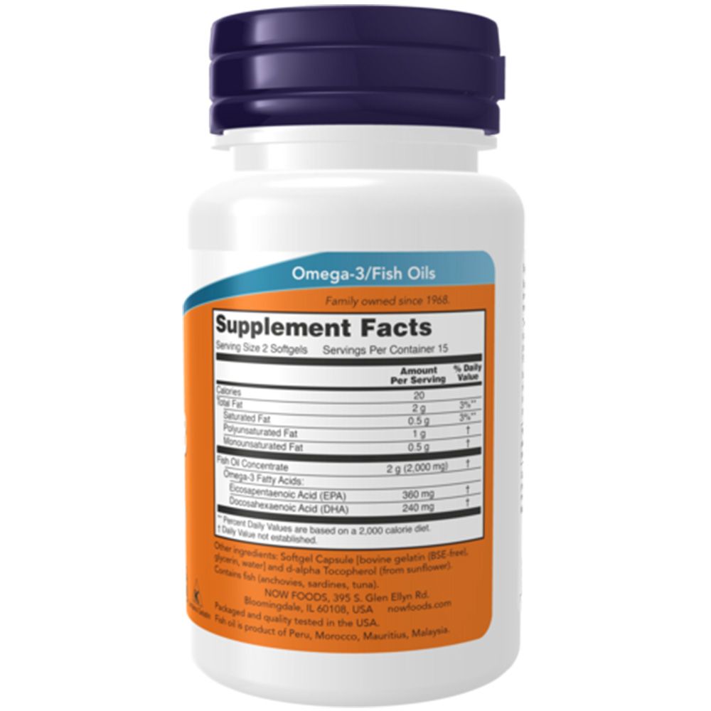 Now Foods, Omega-3, 1000mg