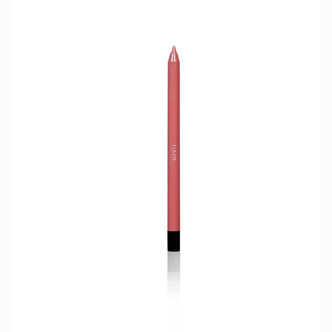 Rosafarbener Lipliner-Stift mit schwarzem Ende. Aufschrift "GA-DE".