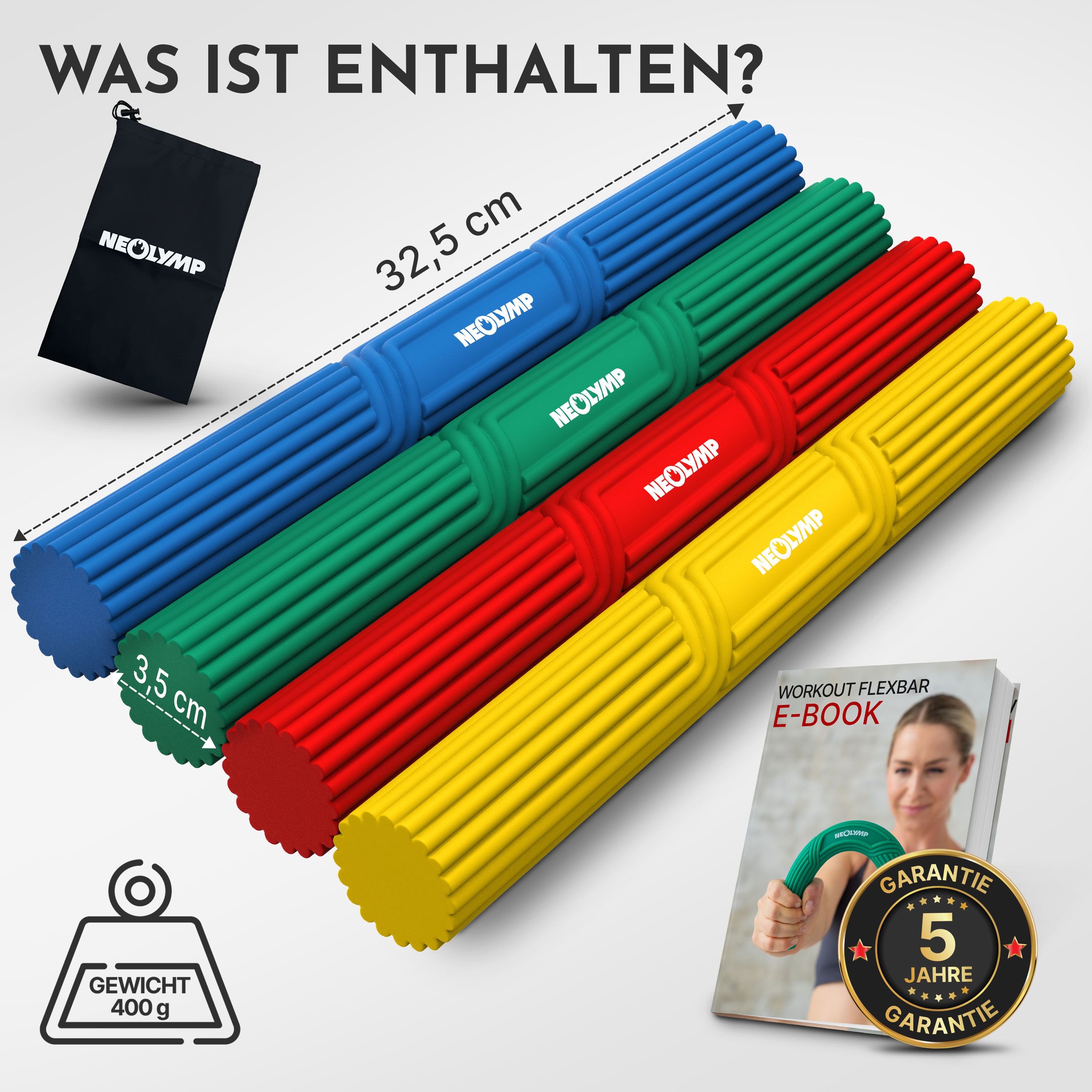 NEOLYMP Handtrainer Unterarmtrainer 3,2 - 11,3 kg