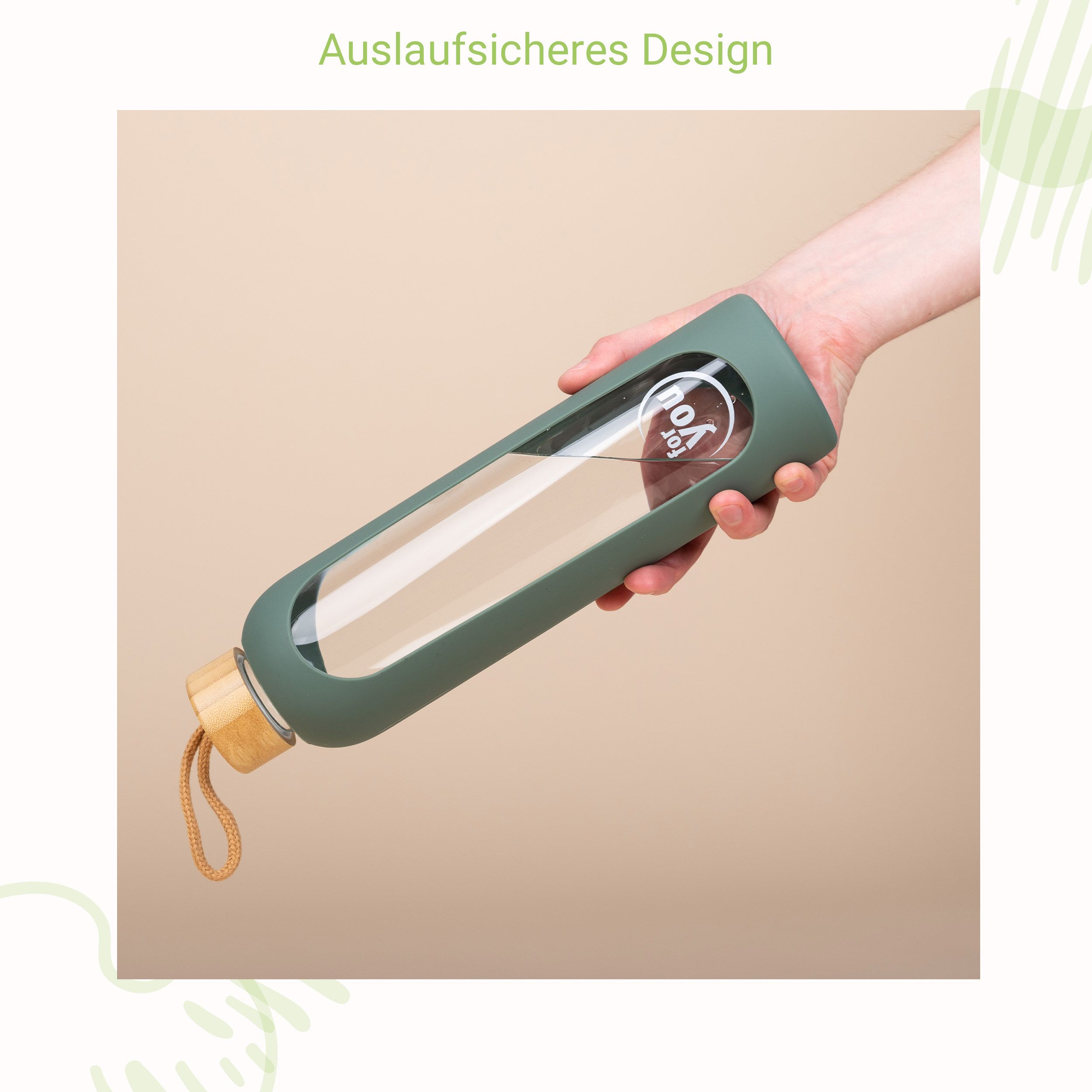 for you Nachhaltige Trinkflasche Doppelpack