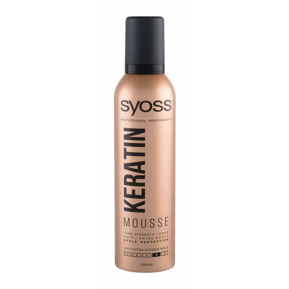 Syoss Cera alla cheratina Mousse Extra Forte, 250ml - Immagine 2