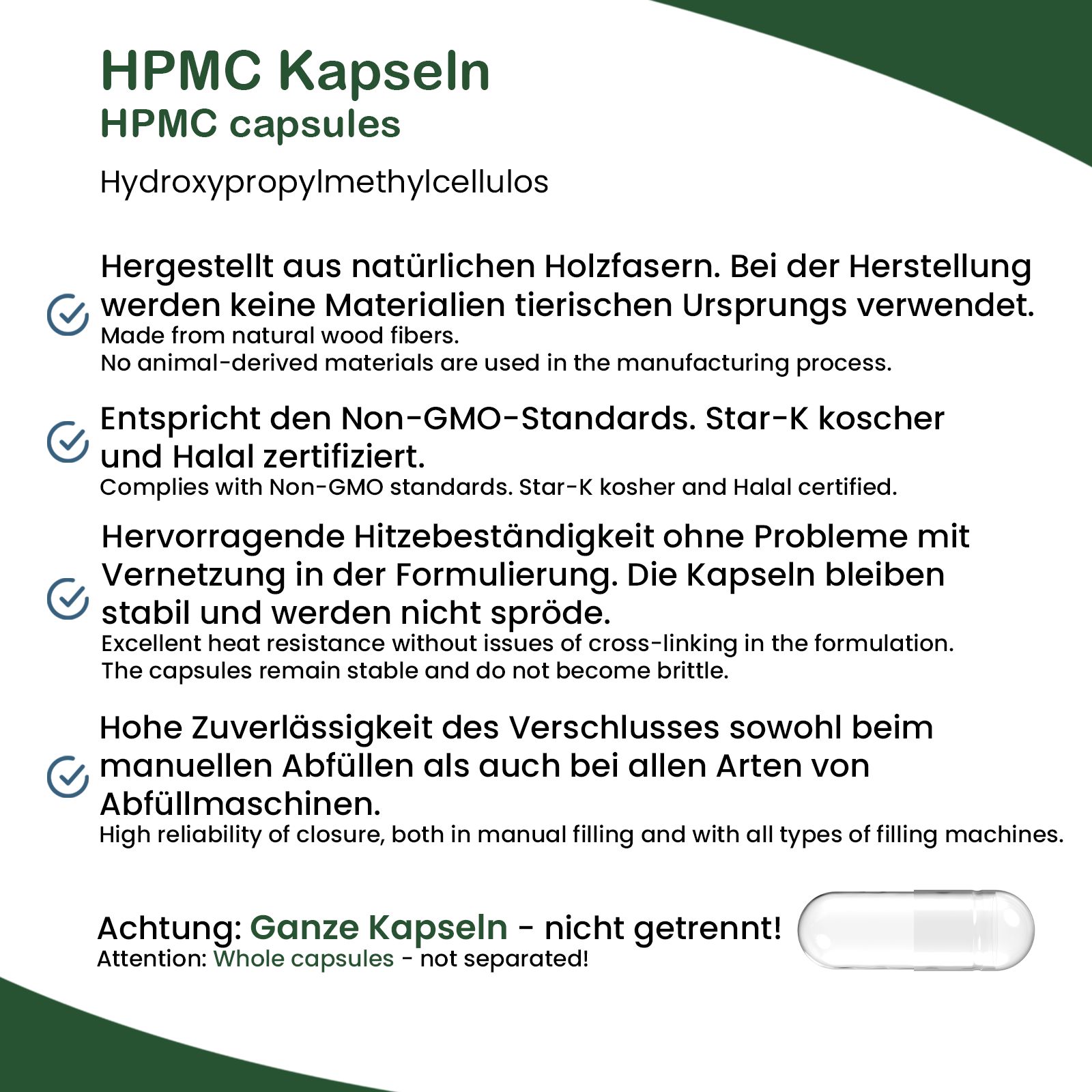 SHROOMY Leerkapseln Größe 000 verbunden