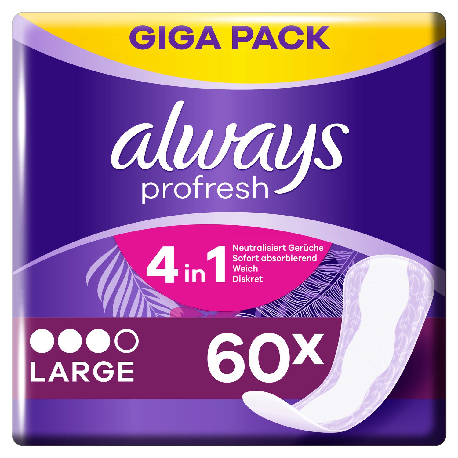 always - Gigapack Slipeinlage 'ProFresh Large'