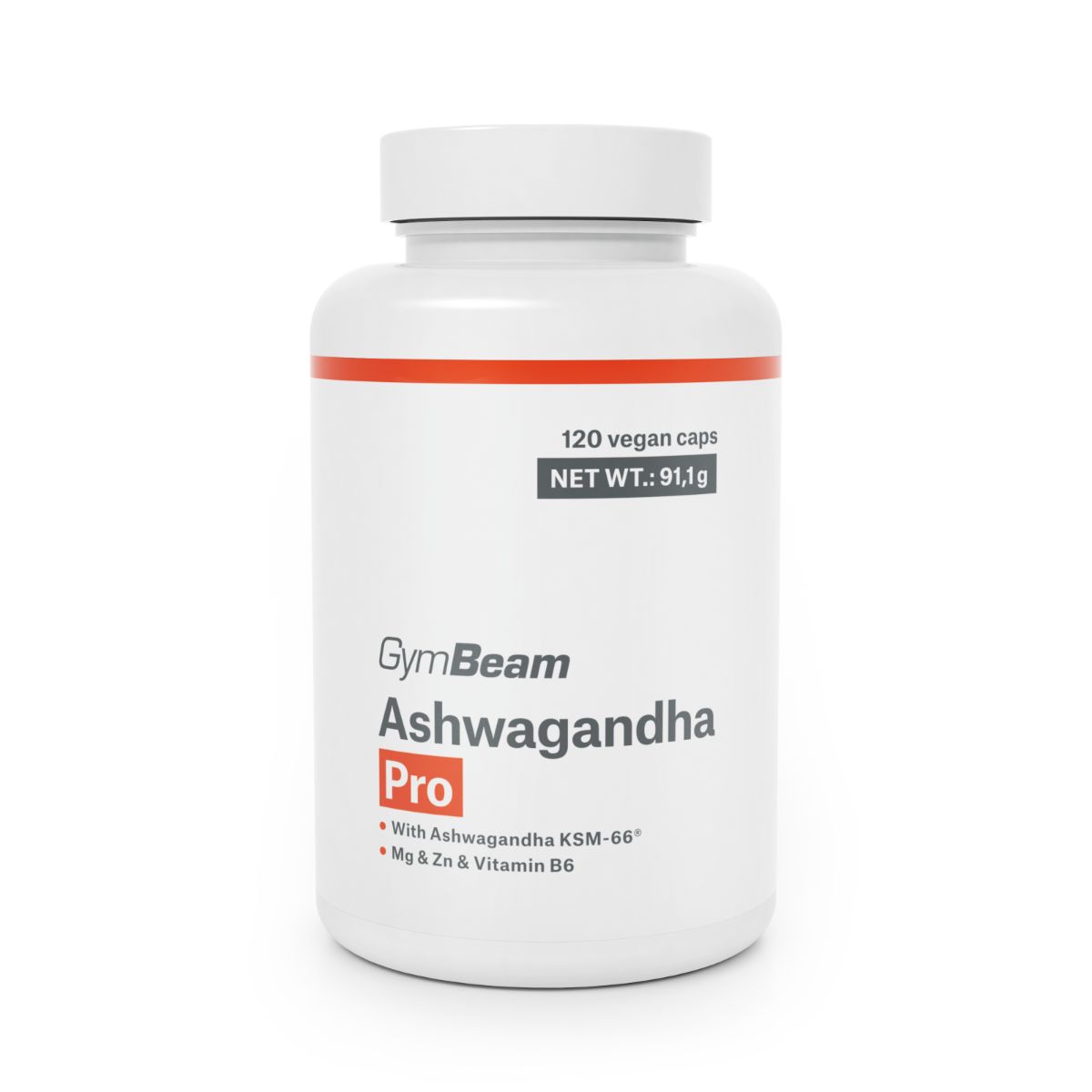 GymBeam Ashwagandha Pro Ksm-66 Kapseln 120 St