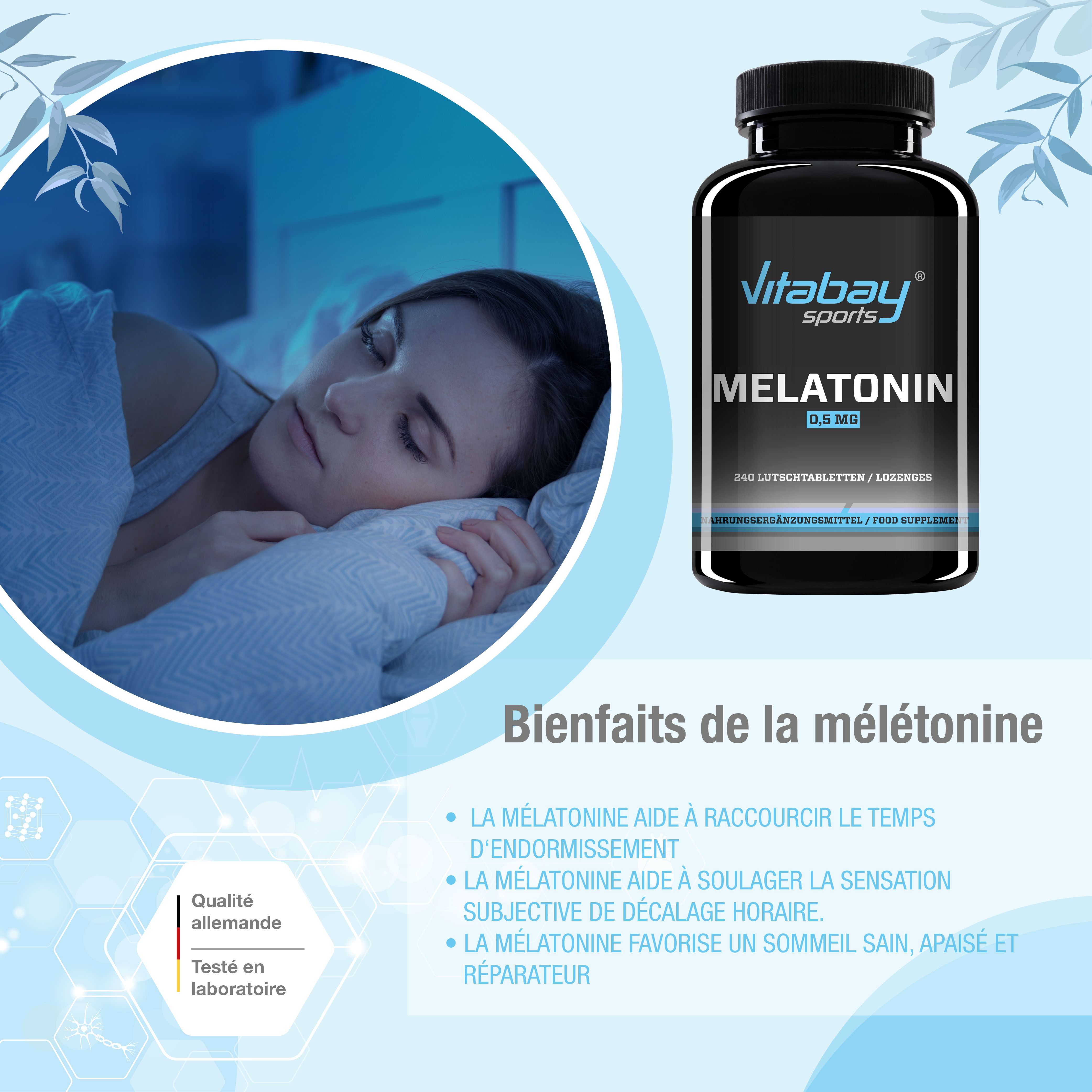 Vitabay Melatonin 0,5mg