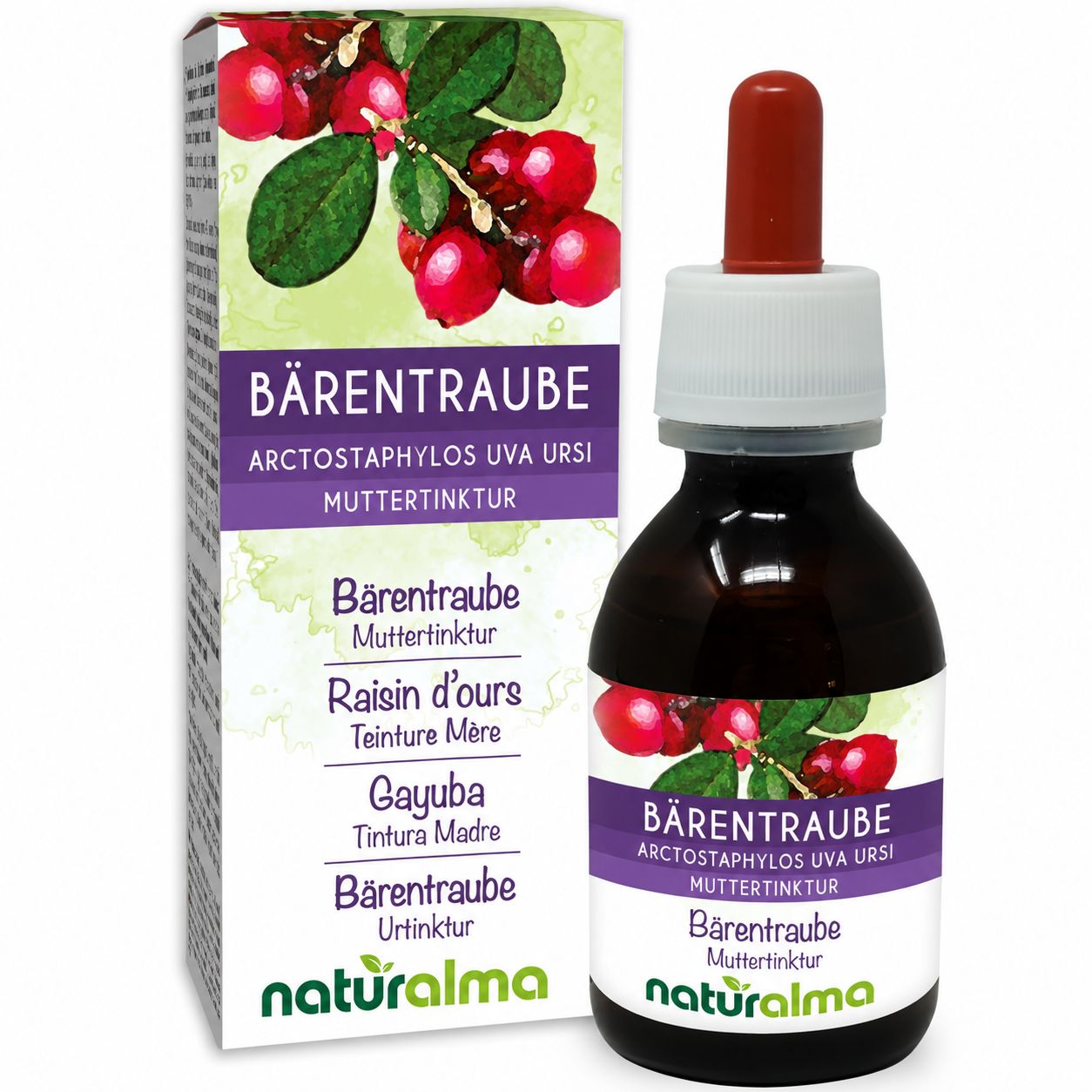 Naturalma Bärentraube (Arctostaphylos uva ursi) alkoholfreie Tropfen 120 ml